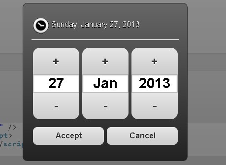 Android Style Date Picker For Jquery Mobile Mobi Pick Jquery Plugin
