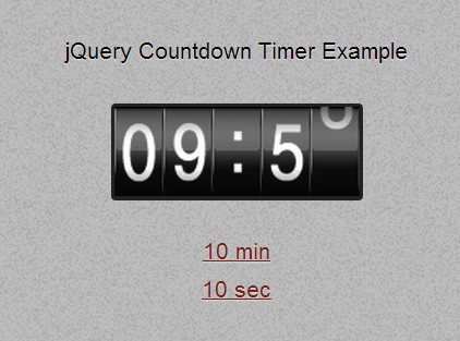 countdown timer plus not working