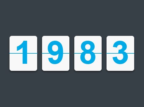 Stylish Incremental Counter Plugin with jQuery | jQuery Plugin